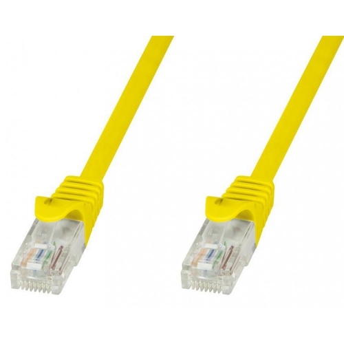 Patch Cord Cat5e Utp 20m żółty Cca